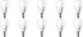 PHILIPS - LED Lamp 10 Pack - CorePro Lustre 827 P45 FR - E14 Fitting - 5.5W - Warm Wit 2700K | Vervangt 40W - BES LED