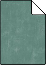 Proefstaal ESTAhome behang geschilderd effect petrolblauw - 148722 - 26,5 x 21 cm