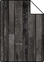 Proefstaal ESTAhome behangpapier sloophout zwart - 138815 - 26,5 x 21 cm