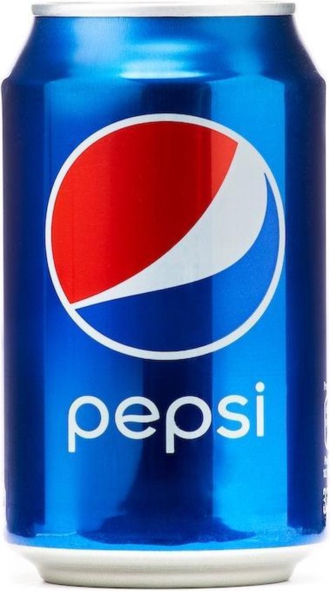 Frisdrank Pepsi Cola Regular blikje 0.33l | 24 stuks