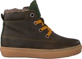 Koel4kids Ko645 Hoge sneakers - Leren Sneaker - Jongens - Groen - Maat 25