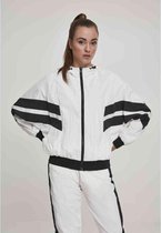 Urban Classics Trainings jacket -XL- Crinkle Batwing Wit/Zwart