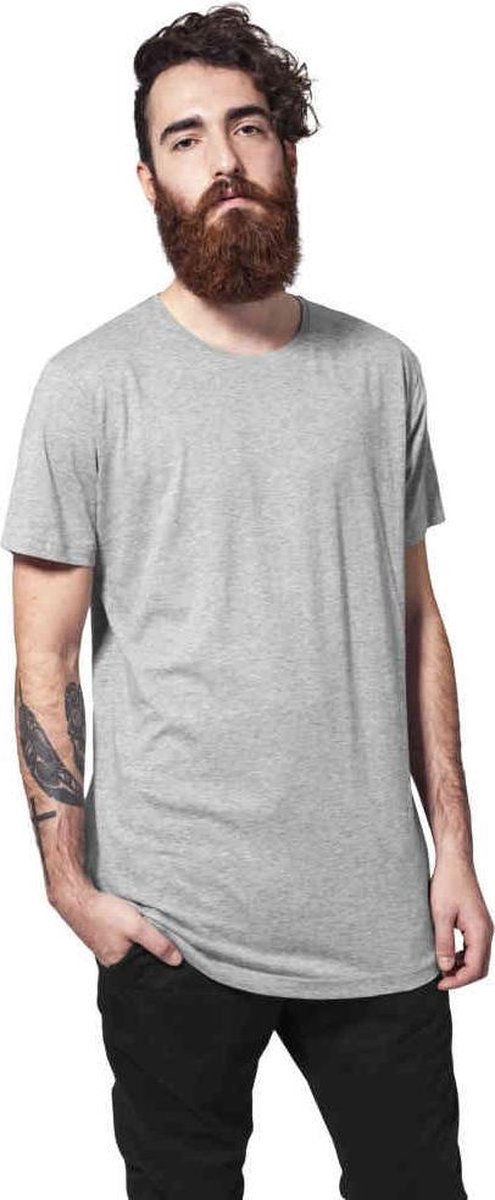 Urban Classics Shaped Long Tee TB638 Grijs