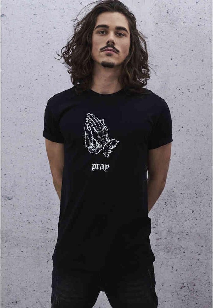 Mister Tee Dark Pray Heren T-shirt XS Zwart