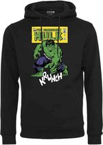 Marvel Hulk Hoodie/trui -S- Hulk Crunch Zwart