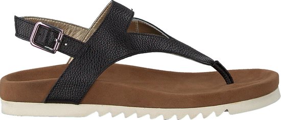 Maruti Dion suède sandalen zwart/wit - Schoenen.nl