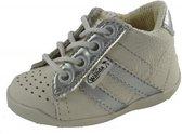 Leren schoenen -  wit/zilver - jongen/meisje - eerste stapjes - babyschoenen - flexibel - sneakers - maat 20