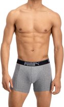 PUMA Luxurious Cotton with Sueded Finish Boxershort - 3-pack - Grijs - Maat XXL