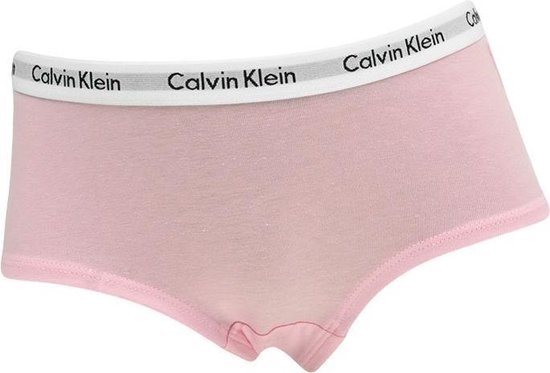 Calvin Klein - Meisjes - 2-Pack Basis Shorty - Roze - 164/170 | bol.com