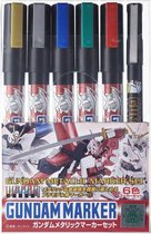Mrhobby - Gundam Metallic Marker Set (Mrh-Gms-121) - modelbouwsets, hobbybouwspeelgoed voor kinderen, modelverf en accessoires