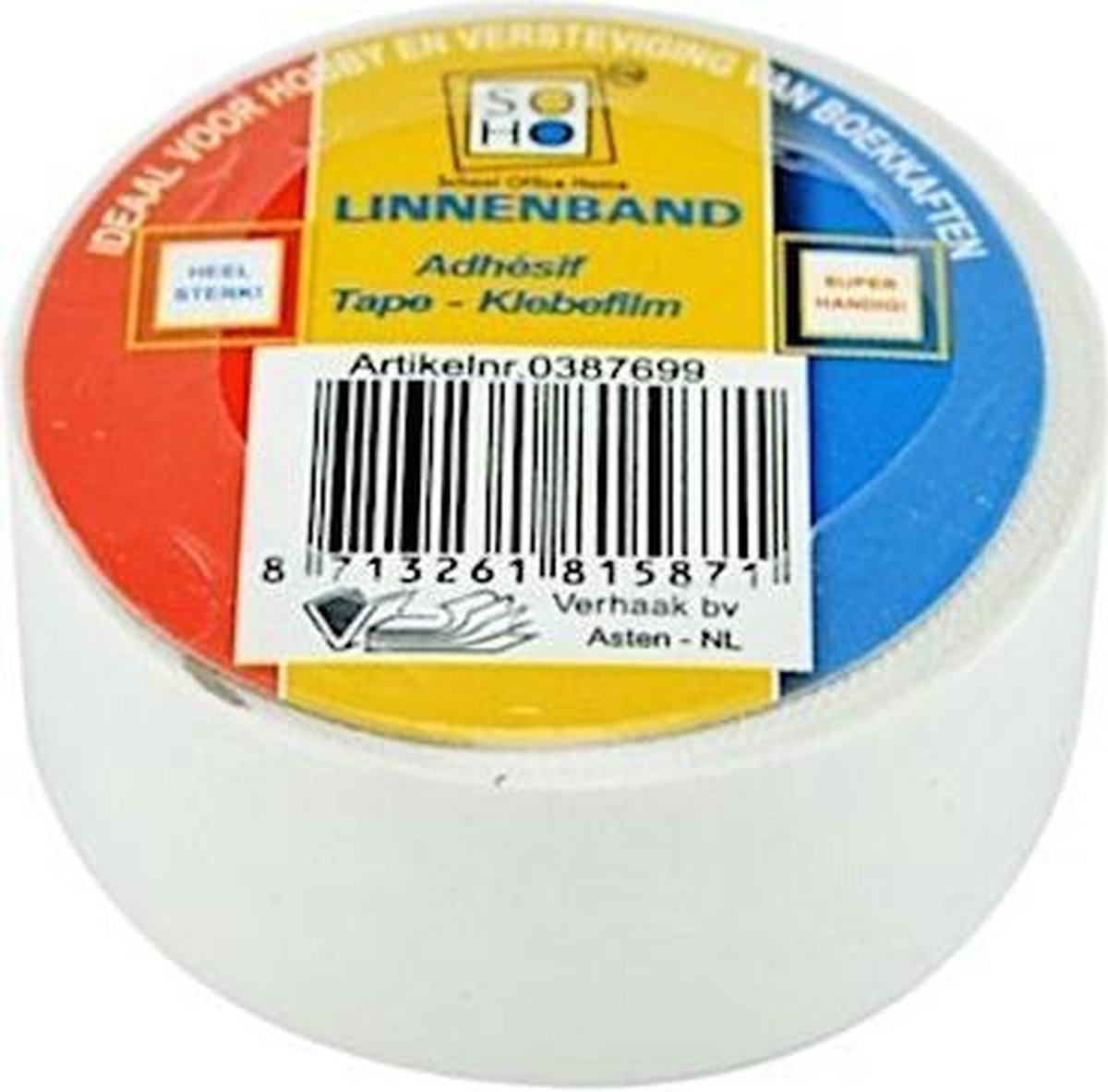 Soho Tape Linnenband 19 Mm Wit 3 Meter