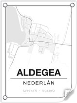 Tuinposter ALDEGEA (Nederlan) - 60x80cm