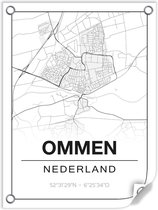 Tuinposter OMMEN (Nederland) - 60x80cm
