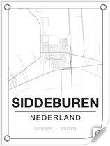 Tuinposter SIDDEBUREN (Nederland) - 60x80cm