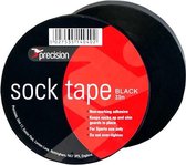 Precision Sokkentape 33 M X 19 Mm Pvc Zwart 10 Stuks