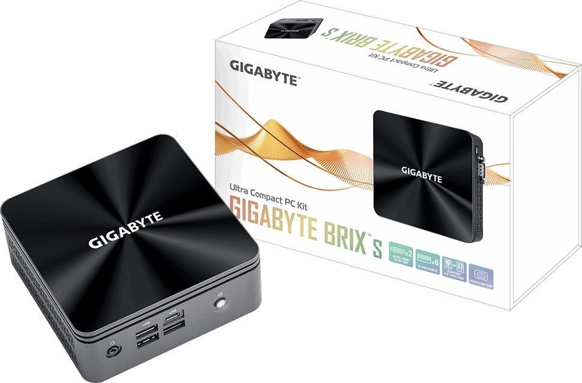 Gigabyte GIGA BRIX GB-BRi7H-10710 Barebone - Six Core i7-10170 Powerhouse Performance