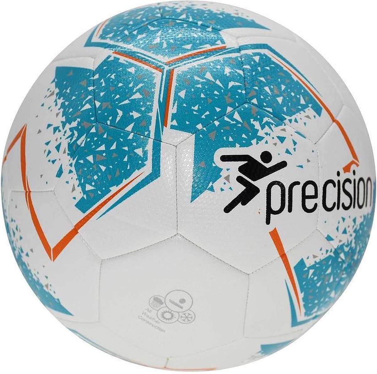 Precision Trainingsbal Fusion 400-440 Gr Pu Wit/blauw Maat 5