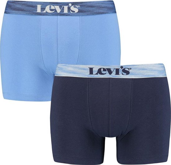 Levi's rayures irrégulières 2P bleu - L