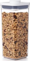 OXO Good Grips Conteneur de stockage 'POP' 2.0 - petit carré - moyen - 1,6 litre