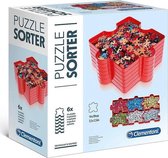 Classificatiebak Puzzle Sorter Clementoni Rood (6 uds)