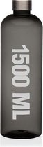 Fles Grijs Staal polyestyreen (1500 ml)