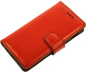 Made-NL Handgemaakte iPhone 13 Pro Max Book case Brandweer Rood soepel leer hoesje