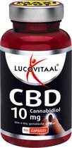 Lucovitaal CBD capsules 10 milligram Supplement - 90 capsules - Cannabidiol