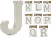 Letters JKLMNOPQR Wit (2,5 x 22 x 17 cm) (9 pcs)