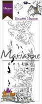 Marianne Design Stempel Hettys border Haunted Mansion HT1627