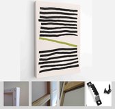 Set of creative minimalist hand painted illustration for wall decoration, postcard or brochure design - Modern Art Canvas - Vertical - 1727603785 - 115*75 Vertical