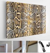 Itsallcanvas - Schilderij - Snake Skin Background Art Horizontal Horizontal - Multicolor - 30 X 40 Cm