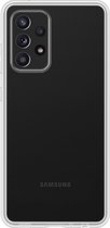 Hoesje Geschikt voor Samsung A52s Hoesje Siliconen Cover Case - Hoes Geschikt voor Samsung Galaxy A52s 5G Hoes Back Case - Transparant