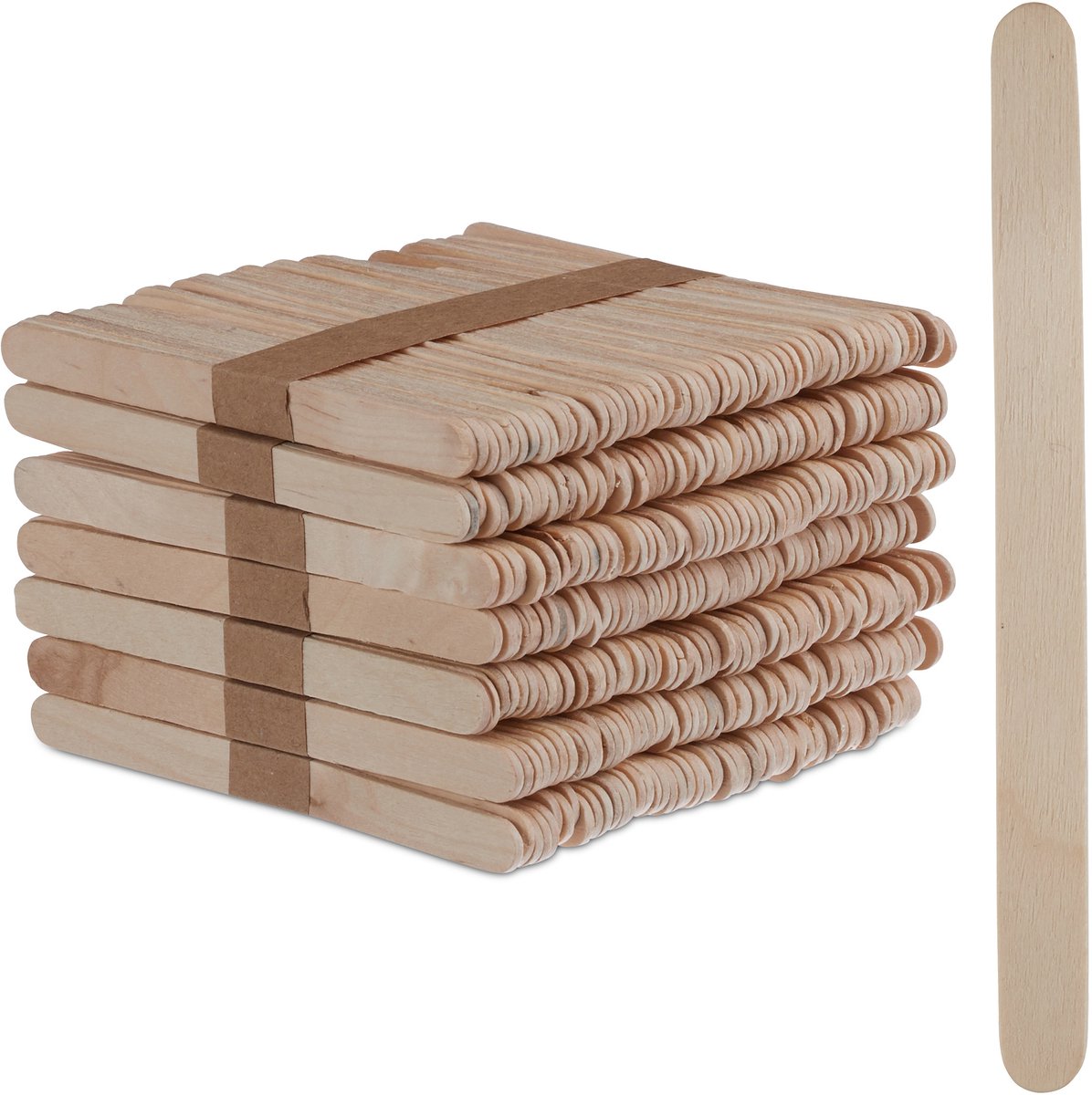Houten ijsstokjes - set van 500