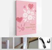 Holiday design, greeting cards, love creative concept, gift card, wedding invitation - Modern Art Canvas - Vertical - 1608177928 - 40-30 Vertical