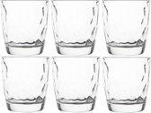 12x Morceaux de verres à eau / verres à jus transparent 300 ml - Verres / verres à boire