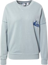 Quiksilver sweatshirt oversized crew Lichtblauw-M