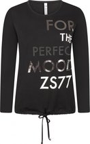 Zoso Mood dames shirt zwart