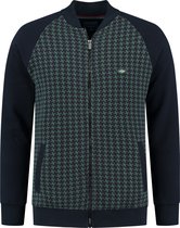 Gabbiano Vest Vest Raglanmouw En Rits 421712 Navy Mannen Maat - S