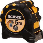 Ironside Rolbandmaat rubber ABS magnetisch 5 meter x 25mm