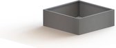MySteel Verzinkt staal plantenbak Miami 1200x1200 Inclusief Bodemplaat  - Hoogte: 300mm