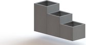 MySteel Verzinkt staal plantenbak Miami special III 500 Inclusief Bodemplaat
