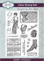 Creative Expressions Clear stamp - Parisienne - A5 - Set van 14 stempels