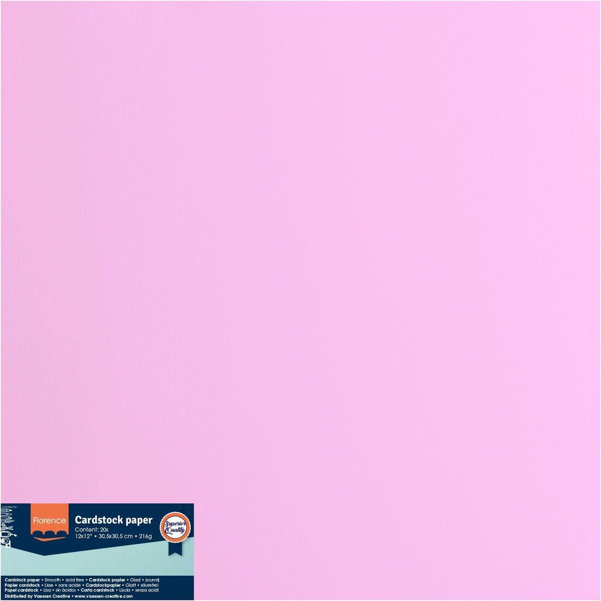 Florence • Cardstock Paper Smooth 30,5x30,5cm Lilac