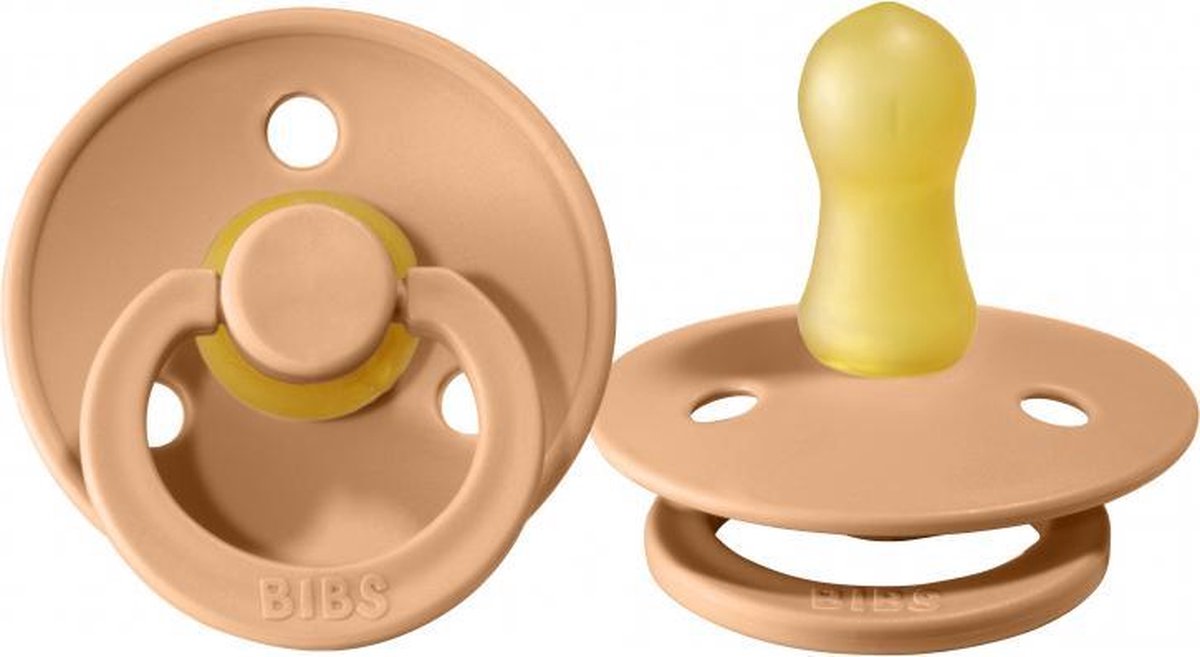 Goedkoopste Bibs Fopspeen Round 0-6mnd Peach