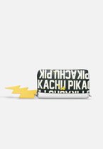 Pokémon - Pika Lettering Dames portemonnee - Zwart/Wit