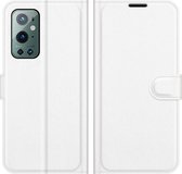 OnePlus 9 Pro Hoesje - Mobigear - Classic Serie - Kunstlederen Bookcase - Wit - Hoesje Geschikt Voor OnePlus 9 Pro