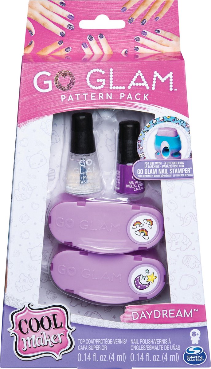 Cool Maker , Petite Recharge Midnight Glow GO GLAM Nail Stamper -  possibilité de faire