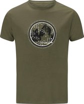 Life-Line Oundle Heren T-shirt Korte Mouw Olijf - 4XL