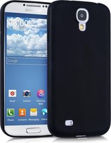 kwmobile telefoonhoesje voor Samsung Galaxy S4 - Hoesje voor smartphone - Back cover in mat zwart