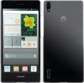 kwmobile hoesje compatibel met Huawei Ascend P7 - Back cover voor smartphone - Telefoonhoesje in transparant